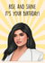 Kylie jenner kardashians Birthday Card 20813 created by Poppy & Mabel