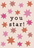 you star stars Love & Friendship Card 21606 created by Louisa Taylor