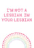 your lesbian Valentines Day Card 41470 created by Rude Cards