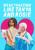 Funny Mamma Mia Personalised Friendship Card / Birthday Card / Photo Card - We Go Together Like Tanya And Rosie created by Hey Huns It's Nicole