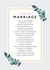 Recipe for marriage - wedding day card created by Joanna Miller