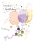 Balloons and Confetti Birthday Card For Mum created by SABIVO Design by Sabina