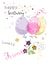 Friend Balloons and Confetti Birthday Card created by SABIVO Design by Sabina