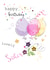 Sister Balloons and Confetti Birthday Card created by SABIVO Design by Sabina