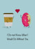 Coffe Donut Valentines Day Card 41858 created by Andy Bailey