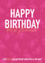 flamingo birthday Card 47194 created by Design by Cath