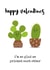 cactus plant Valentines Day Card 15676 created by Prickly Pear Design