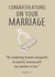 Marriage Union Engagement & Marriage Card 41261 created by Christian Gift Store