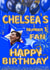 Chelsea Football Birthday Personalised Photo Card 15447 created by Kerrylovescards