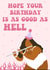 lizzo good as hell Birthday Card 19492 created by Spotlight Card Co.