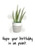 funny  cactus  Birthday Card 16273 created by The Arty Apples Limited