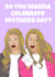 White chicks White Mothers Day Card 21213 created by Perfectly Okay