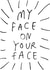 face face on face Valentines Day Card 31767 created by jenny haytch