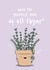 thyme pun Mothers Day Card 17833 created by The Tipsy Turtle