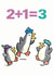 penguin 2 plus 1 New Baby Card 8036 created by Paul Dowling