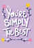 simply the best best Love & Friendship Card 21773 created by Yasmin Atherton