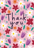 flower floral Thank You Card 17415 created by @AimeeStevens.Design