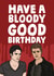the vampire diaries bloody Birthday Card 13330 created by Studio Doodles