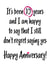 Cute Typography Anniversary Card - 10 Years - It's Been 10 Years And I Am Happy To Say That I Still Don't Regret Saying Yes created by size3art