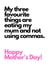 Humour Grammar Mothers Day Card 21780 created by TOJ Designs