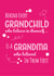 Heartfelt Mothers Day Card - Grandma - Behind Every Grandchild Who Believes In Themself Is A Grandma Who Believed In Them First created by Yeti Design
