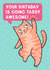 Your Birthday is Going Tabby Awesome! created by Drawn to Cats