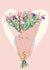 for you flowers Just because Card 18320 created by Constance Dales