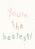 bestest typography Love & Friendship Card 20363 created by Jenni Ahlberg - Jeah Design