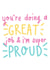 great job Congratulations Card 21794 created by qwertycat