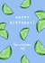 Have a sub-lime day birthday card created by Back to the drawing board illustration