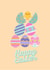 Funky Chick Easter Card created by Briggs designs