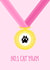 No.1 Cat Mum Medal Card created by Adam Regester