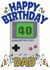 Nintendo Birthday Boy - Happy 40th Birthday Dad Game Boy Card created by ShortRound888
