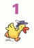 1 duck Birthday Card 8044 created by Paul Dowling
