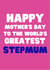 stepmum mothers day Mothers Day Card 20048 created by Nice Try Cards