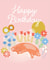 cat pretty Birthday Card 21368 created by Francesca Iannaccone