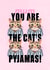 cats pyjamas Mothers Day Card 46372 created by andyclayotbay