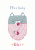 Cute Baby Cat Girl Card created by Juliana Motzko