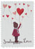 sending love Thinking of you Card 21611 created by Love Lucy Illustration