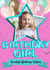 girl female Birthday Personalised Photo Card 15451 created by Kerrylovescards