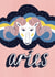 Aries March baby Birthday Card 21093 created by Soph AC Studio