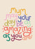 mum for mum Mothers Day Card 17452 created by Raspberry Blossom