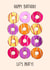 party rings party food Birthday Card 20817 created by Poppy & Mabel 