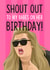 Funny Gemma Collins Birthday card created by TeHe Gifts