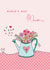 Worlds Best Mum tea Mothers Day Card 27365 created by Sabah Designs