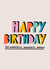 wonderful wonderful human Birthday Card 38211 created by Ooh I Like That Design