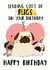 Cute Pug Birthday Card created by NICHOLA COWDERY ILLUSTRATIONS