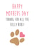 belly rubs belly Mothers Day Card 42271 created by Graphic Print Company