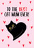 Black Cat Mother's Day Cat Mum card created by This is Awesome