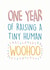 one year old 1 Birthday Card 21882 created by bump birth & baby 2020
